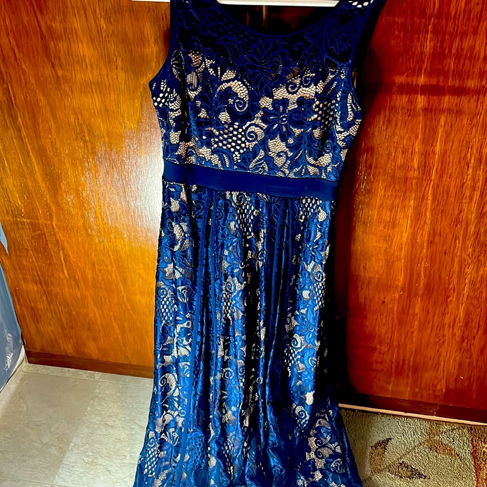 Beautiful floor length blue gown